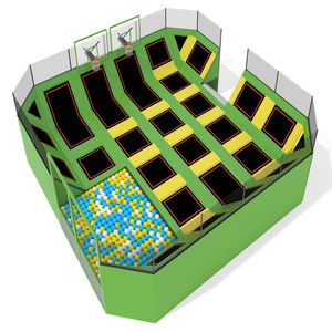 Köpük çukurları ile yüksek kalite özel çocuklar kapalı trambolin ücretsiz atlama - Product Image 1