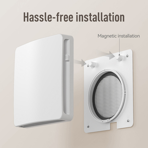 Sistema de ventilación de aire Control por cable Silencioso Fácil instalación Recuperador de calor Erv Filtros de aire Ventilación de recuperación de calor para el hogar - Product Image 4