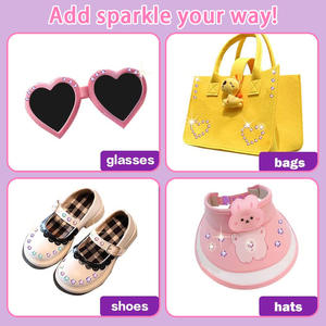 Nouveau Kit Créatif DIY 2026 pour la Création Artistique avec Strass, en Plastique, pour Filles : Accessoires <span class=keywords><strong>Cheveux</strong></span>, Art Sec, Nettoyant de Tuyaux et Chenille, Jouets Pastebin - Product Image 5