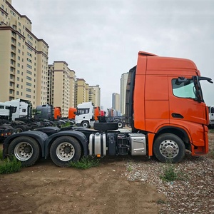 Camion <span class=keywords><strong>tracteur</strong></span> poids lourd Shacman X6000 6x4 couleur orange, moteur Weichai 550 CV, pour logistique longue distance - Product Image 1