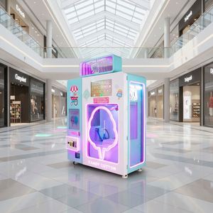Coin Operated 220V Sugar Vending Games Metal Wooden English Cotton Candy Machine Claw & Crane for Game Centers Amusement - Product Image 1