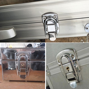 Nhà Máy Giá mạ điện Chrome công cụ trường hợp kim loại khóa Khóa cho da vali hộp - Product Image 6