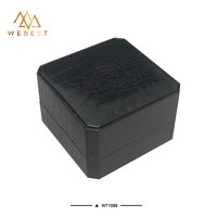 Boîte à montre en cuir de luxe Webest, boîte à montre simple en cuir, emballage cadeau pour montre