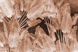 Papiers peints muraux personnalisables sur le thème de la <span class=keywords><strong>jungle</strong></span>, papiers peints à feuilles tropicales - Product Image 3