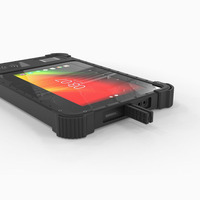 Tablet PC Robusta Hidon de Alta Calidad con Sistema Operativo Android, 8 Pulgadas, 4GB+64GB, PC Industrial con RJ45, OTG, NFC, Huella Dactilar, Lector de Códigos de Barras 2D, UHF RFID