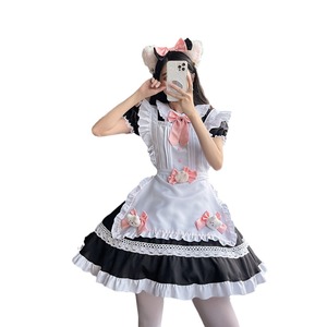 Cat Doll Maid Outfit Black Polyester Cosplay Costume For Anime Role Play Summer 2022 - Product Image 5