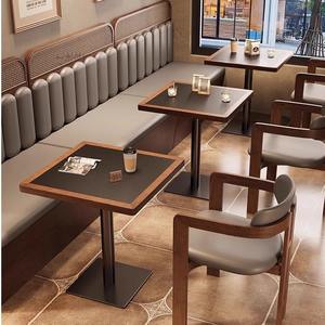 Conjunto de Sofás para Restaurante de Estilo Retro Occidental, Conjunto de Mesa y Sillas para Cafetería, <span class=keywords><strong>Bar</strong></span>, Restaurante de Hot Pot, Salón de Té, Hotel Comercial - Product Image 1
