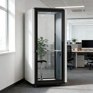 <span class=keywords><strong>Cabine</strong></span> téléphonique insonorisée portable pour réunions vidéo et bureaux – Box acoustique pour appels téléphoniques - Product Image 3