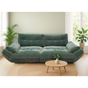 Sofá Familiar Grande VIVO en Tela Verde - Product Image 1