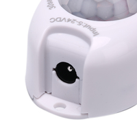 Détecteur de mouvement DC 5V 12V Interrupteur lumineux Détecteur de mouvement activé par minuterie Automatique Détecteur de mouvement PIR marche arrêt pour bande lumineuse LED