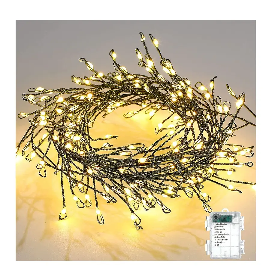 Best Selling Longstar Firecracker Light String Decoration Waterproof LED 3M 100LED Wedding Christmas Fairy Party Garden Lighting