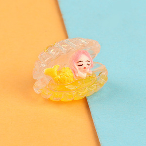 2025เครื่องประดับผมอะคริลิคทำจากเปลือกหอยสำหรับแม่บ้านสามมิติเรืองแสง - Product Image 5