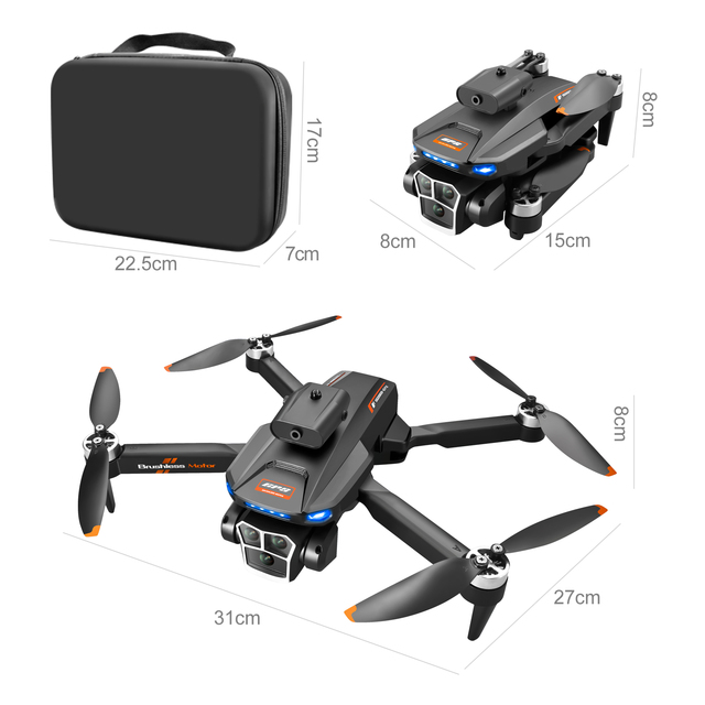 S158MAX High Cost-Effective GPS Controlled Prosumer Drones 360° Infrared Obstacle Avoidance 90° High-Definition Electrically