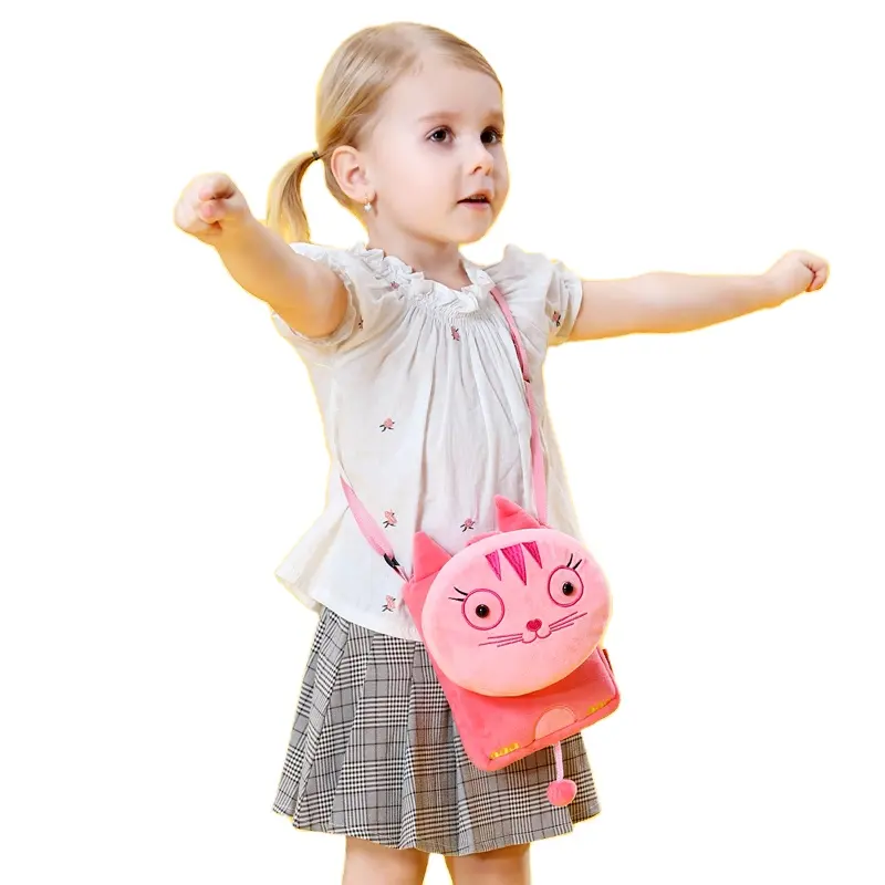 Nhà Máy Bán bé trẻ em ba lô Vai Crossbody Mini schoolbag mẫu giáo sang trọng động vật ong Unicorn mèo sư tử Túi