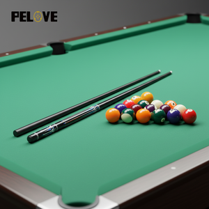 Прочный бильярдный кий 1/2 с деревянной рукояткой и кожаным наконечником 12,5 мм для клубного использования - Product Image 1