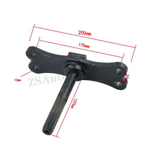 Amortiguador para Scooter Eléctrico, Amortiguador Hidráulico de Doble Accionamiento, Suspensión Delantera, Amortiguación de Doble Resorte, Compatible con <span class=keywords><strong>Janobike</strong></span>, 1 Juego - Product Image 6