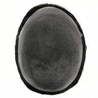 Toupet pour homme de haute qualité, 0,03-0,04 mm, peau fine complète, prothèse de remplacement capillaire avec cheveux indiens Remy, prix de gros