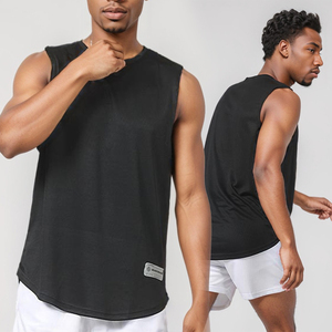 Camisetas sin mangas personalizadas al por mayor para hombre, chalecos de fitness de verano, transpirables, de secado rápido, ecológicos, lisos - Product Image 4