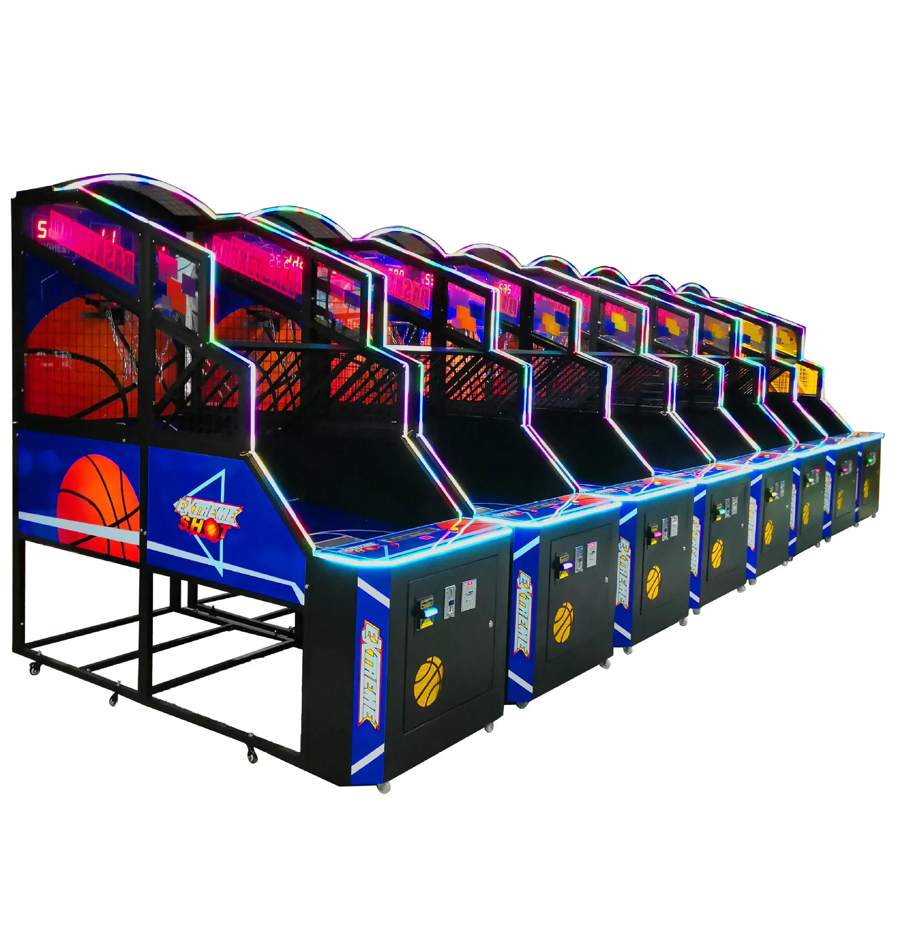 バスケットボールシューティングマシンコイン操作ゲームKIDSユースのための屋内スポーツエンターテインメント