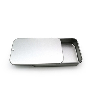 Alta calidad de fábrica, venta al por mayor, personalizado, impreso, caramelo de menta, caja de contenedor de lata cuadrada vacía, pequeña caja de lata con tapa deslizante de Metal - Product Image 4