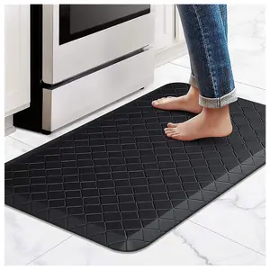 Waterproof Kitchen Floor Mats Standing Desk Pu Foam Mat Water Absorbent Washable