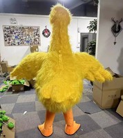 2/2. Costume de mascotte d'oie gonflable animal personnalisé de 6 mètres avec noeud papillon pour adultes