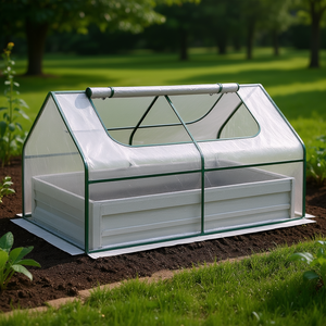 แปลงปลูกผักยกพื้นขนาด 6x3 ฟุต พร้อมหลังคาคลุมสำหรับปลูกผัก - Product Image 2