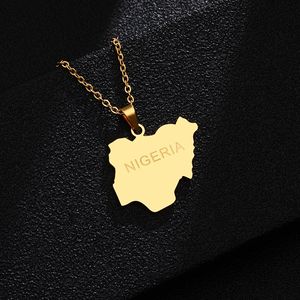 Pays carte collier pendentif pour femmes hommes colliers somalie nigéria irlande irak drapeau National couple bijoux cadeaux - Product Image 6