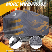 Protection en tissu Oxford 420D de qualité supérieure contre l'eau UV Wind Quad Cover ATV Cover pour Can-am,Suzuki,Kawasaki,Honda