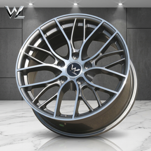 Rines Monobloque Forjados 6061-T6 en Color Gris Metálico con Acabado Mecanizado 5x112 5x120 5x114.3, Rines de Aleación Cóncavos Profundos para BMW M, Mercedes AMG, Audi RS - Product Image 3