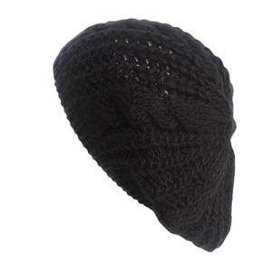 Chapeaux en <span class=keywords><strong>crochet</strong></span> doux et légers, bérets français côtelés, bérets en tricot slouchy pour femmes - Product Image 3