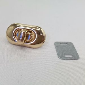 Sắt hình elip xoắn khóa xoay phần cứng đầu túi mở khóa cho hành lý Hộp quà tặng gia công dịch vụ sản phẩm - Product Image 5