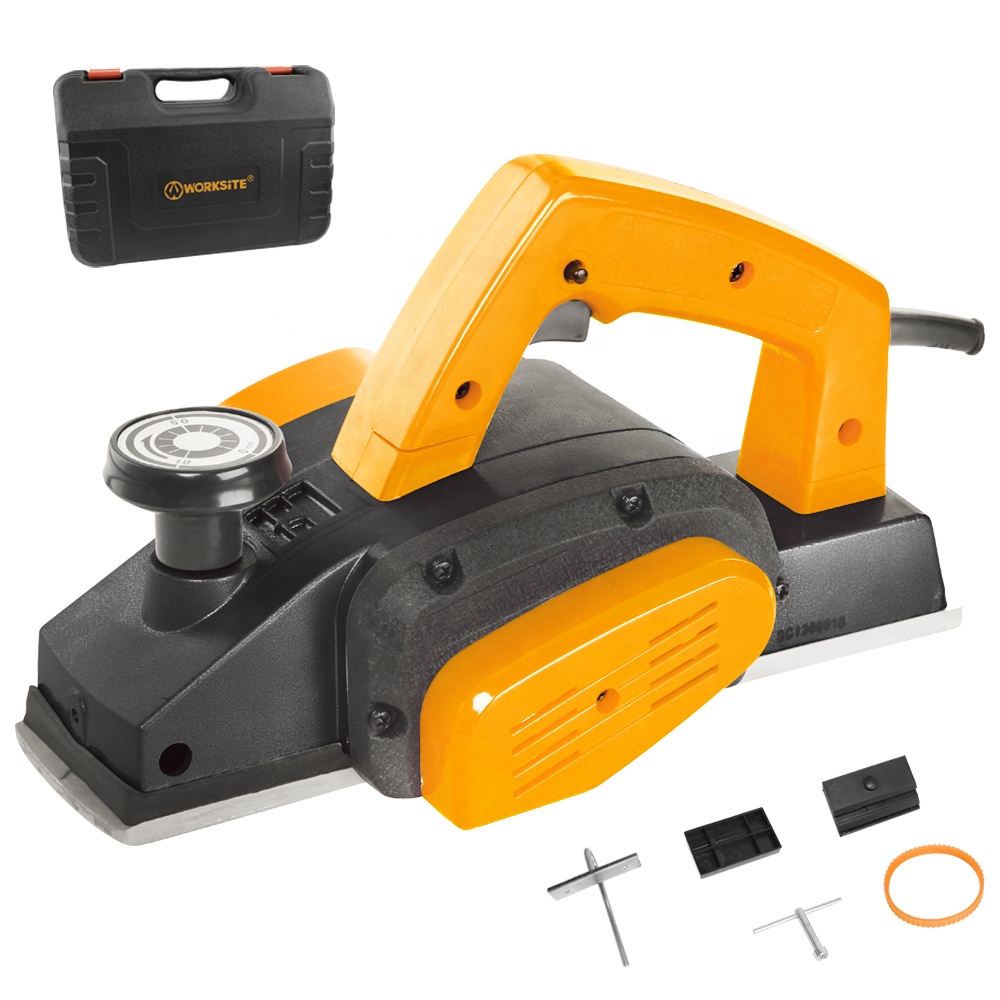 WORKSITE профессиональный электрический деревянный строгальный станок 220 В толщиномер Мини Портативный деревообрабатывающий станок ручной строгальный станок 620 Вт