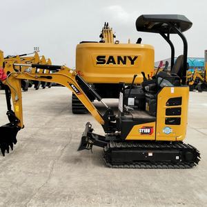 จัดส่งฟรี รถขุดไฮดรอลิกขนาดเล็กมือสอง Sany SY18u 1.8 ตัน จากจีน พร้อมห้องโดยสารแบบเปิด เครื่องยนต์ยันมาร์ ยูโร 4 สำหรับใช้งานในบ้าน - Product Image 3