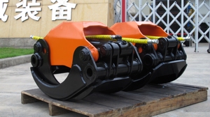 Nouveauté Xuvol LOG GRAPPLEforwarder, grappin hydraulique pour bois, manutention de bois, MF26 pour excavateurs de 1,5 à 3,5 tonnes avec moteur - Product Image 2