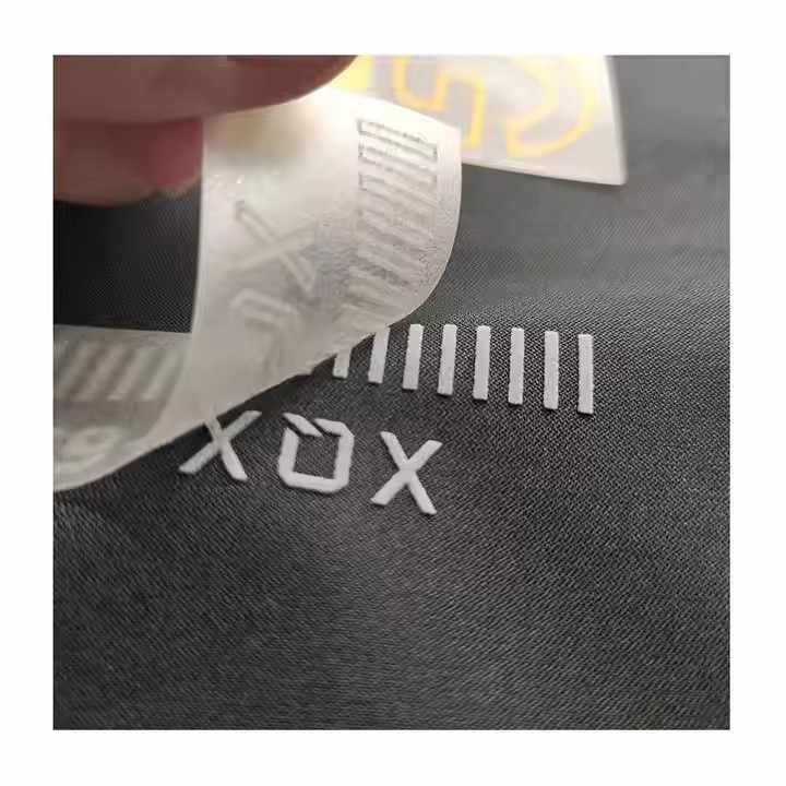 High Quality Custom Reflective Golden Label Heat Transfer Sticker for Clothes