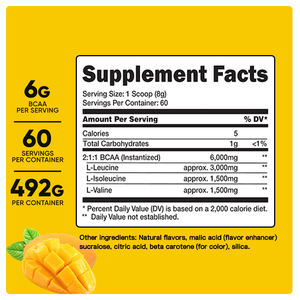 Suppléments sportifs pré-entraînement Poudre de <span class=keywords><strong>Bcaa</strong></span> instantanée de marque privée Poudre de <span class=keywords><strong>Bcaa</strong></span> pré-entraînement Keto non aromatisée Poudre de <span class=keywords><strong>Bcaa</strong></span> 2:1:1 - Product Image 2