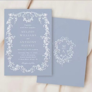 Juego de Invitaciones de Boda de Papel de Algodón con Texto Personalizado, con Relieve 3D y <span class=keywords><strong>Detalles</strong></span> en Lámina Dorada, Juego de Invitaciones de Primera Calidad - Product Image 6