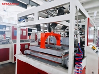 Machine Chaoxu Machine à vide pour bagages de haute qualité Trolley Case Line de production à vendre