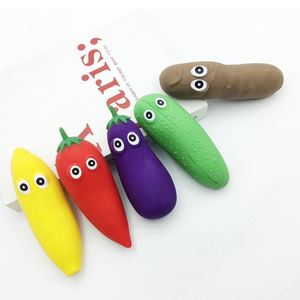 Cute Simulated Cucumber Stretch <b>Pull</b> Vegetable Shaped Stress Relief Squeeze Decompression Kids Fidget Toy - Product Image 4