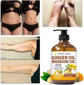 Private Label 100% naturale puro olio essenziale di zenzero estratto di Arnica cura del <span class=keywords><strong>corpo</strong></span> massaggio riducendo il dolore muscolare per gli uomini o le donne - Product Image 3