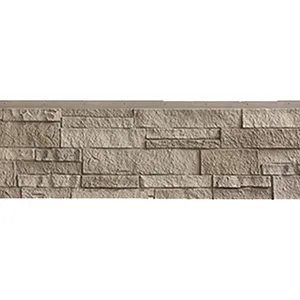 Lightweight wall cladding veneer artificial stone natural manufactured pu stone 3d wall panel