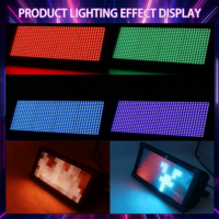 Lampu Efek Strobo Matriks LED RGB 1000W Aktif Suara, Pencahayaan Peringatan Dmx untuk Panggung Disko Bar Pesta, Dijual Pabrik BaiQi