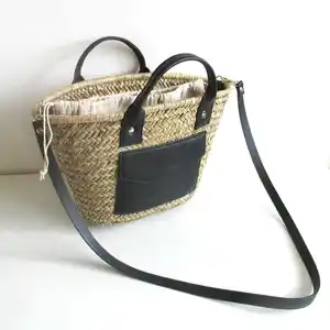Proper Price Top Quality Water Grass Straw Woman Handbags Anti Theft Shoulder Bag Wholesale Supplier for bags