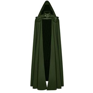 Manteau à capuche médiéval, Tunique gothique, Trench-coat, Robe de Noël, Halloween, COS, Diable, Sorcier, Cape de la Mort, Robes unisexes, Film TV, Adulte - Product Image 4