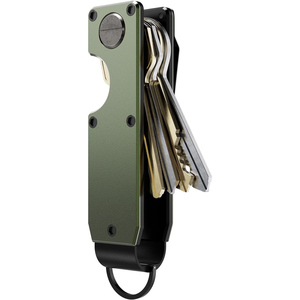 Portachiavi in Lega di Alluminio Nero Leggero e Portatile con Clip Metallica per Conservare le Chiavi - Product Image 4