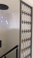 BOSI – Panneau métallique moderne en acier inoxydable 304, structure opaque pliable découpée au laser, pour cloison artistique en cristal, durable