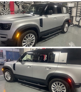 Guardabarros bengalas para Land Rover <span class=keywords><strong>Defender</strong></span> 2020 2021 2022 <span class=keywords><strong>2023</strong></span> ABS 4x4 rueda arco Fender Flare con accesorios de luz - Product Image 6