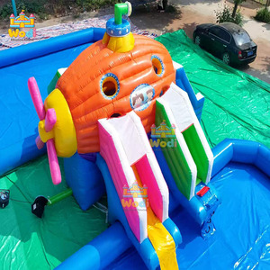Casa de Brinco Infantil WODI de Grado Comercial, PVC de 0.9mm, para Lagos y Piscinas, Ideal para el Verano - Product Image 4