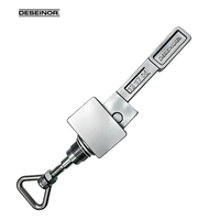Vanne de coupure en acier moulé à levier manuel GY675B avec liaison par câble en acier -40 à 70°C pour accessoires de camion-citerne à carburant